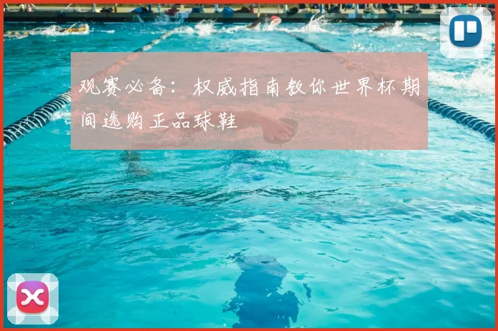 观赛必备:权威指南教你世界杯期间选购正品球鞋